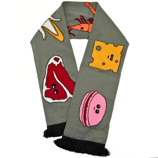 Lucy Sparrow Knitted Scarf