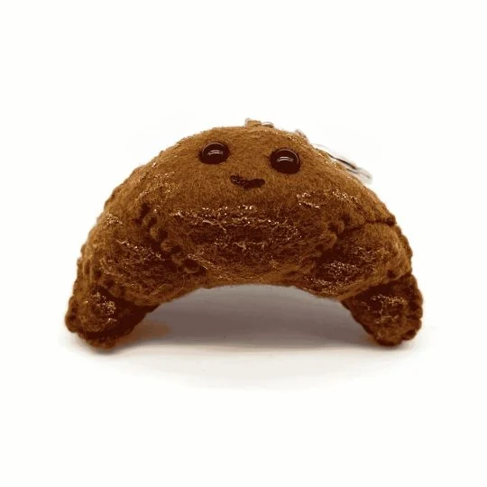 Croissant Keyring