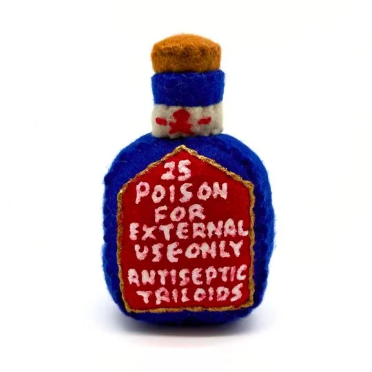 Antiseptic Triloids Poison Bottle