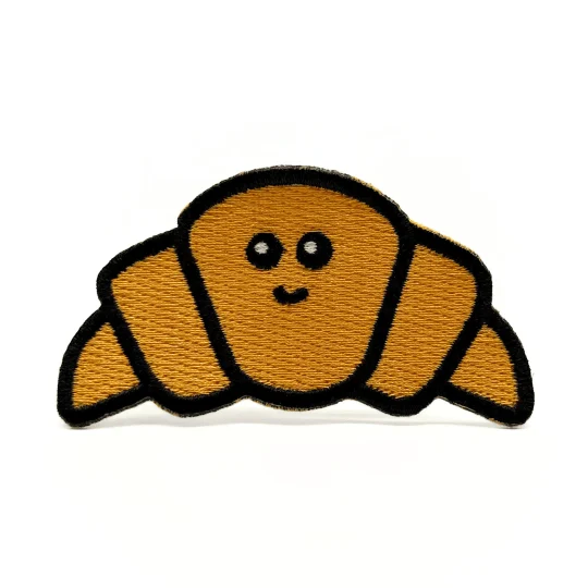 Craig the Croissant Embroidered Patch