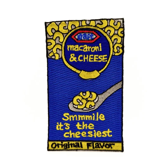 Mac & Cheese Embroidered Patch