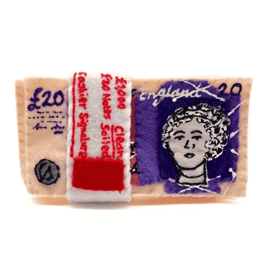 Bundle of £20 Notes