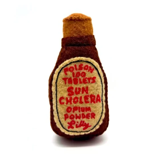Sun Cholera Opium Powder Bottle