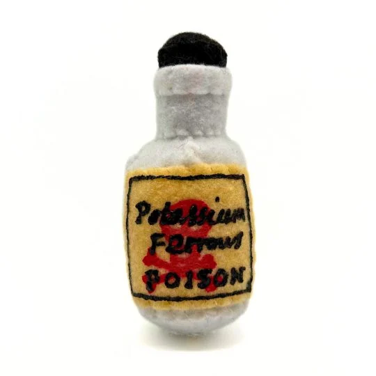 Potassium Ferrous Poison Bottle
