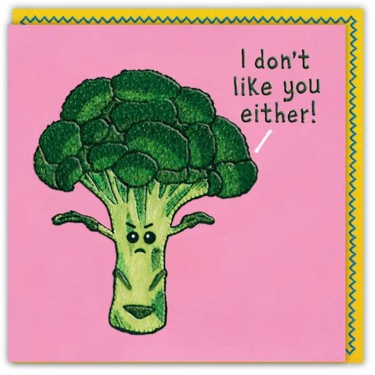 Angsty Broccoli Card