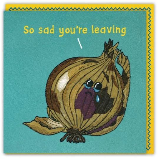 Sad Onion Card