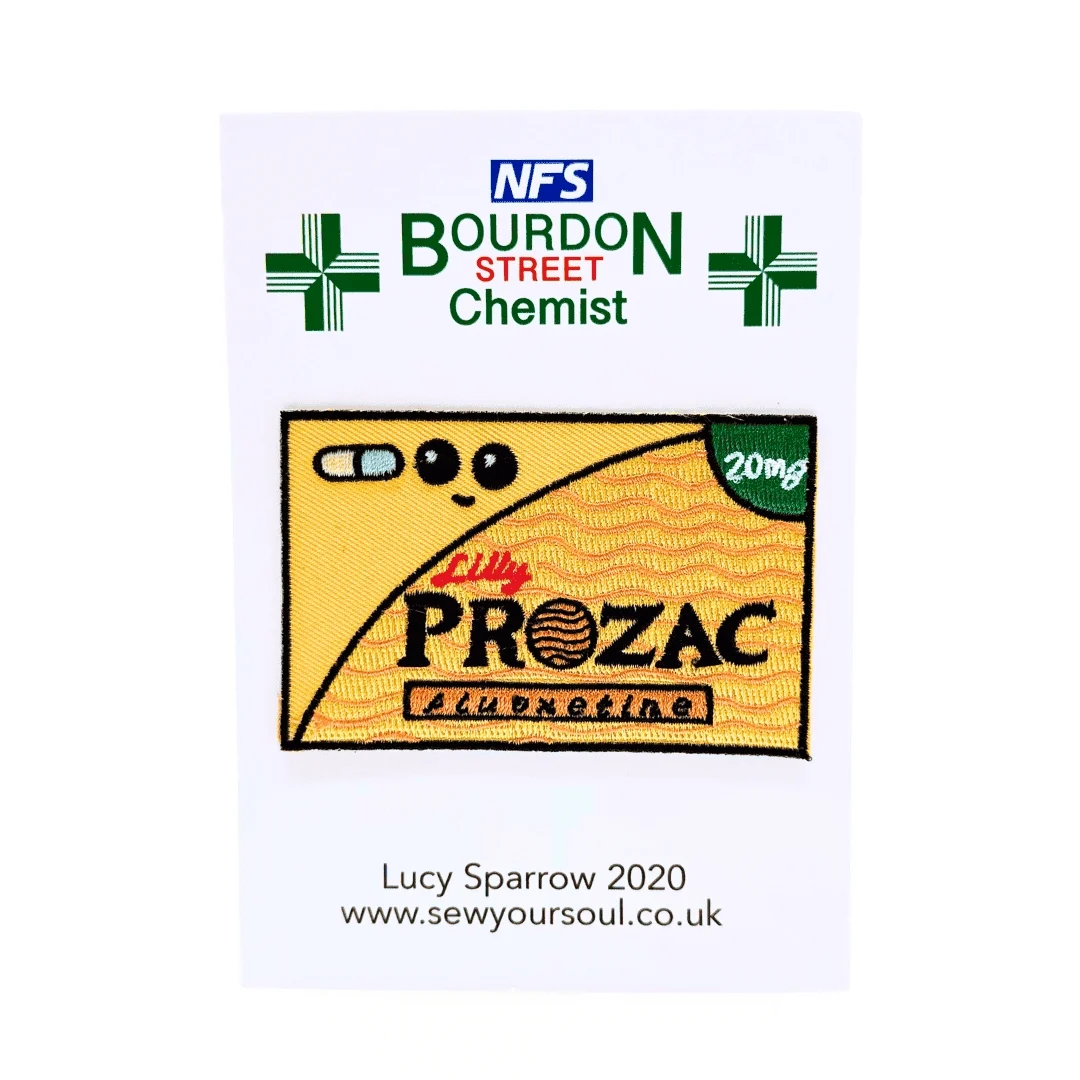 Lilly's Prozac Embroidered Patch - Image 2