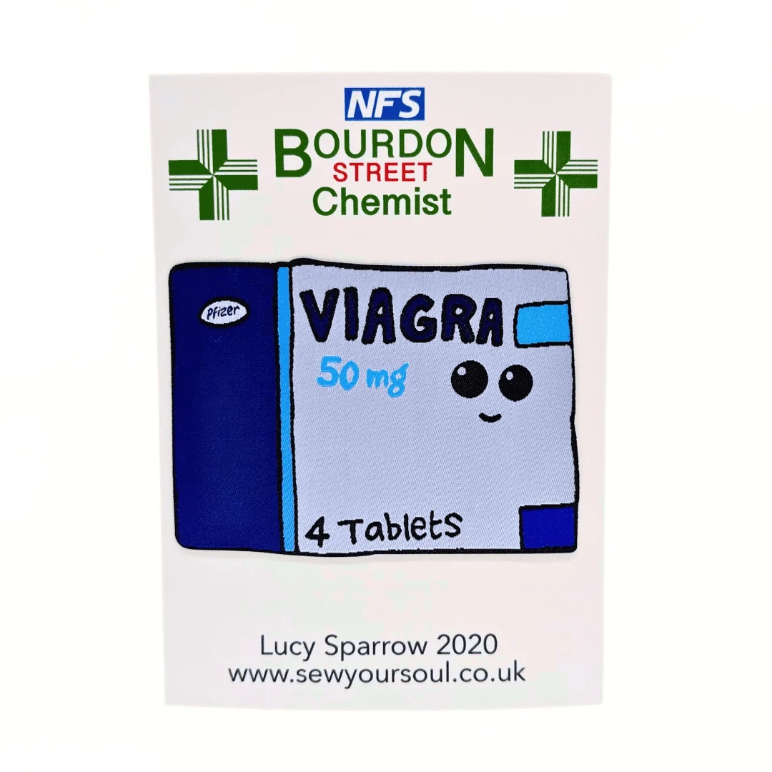 Viagra Embroidered Patch - Image 2