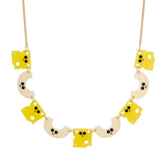 Mac and Cheese Necklace