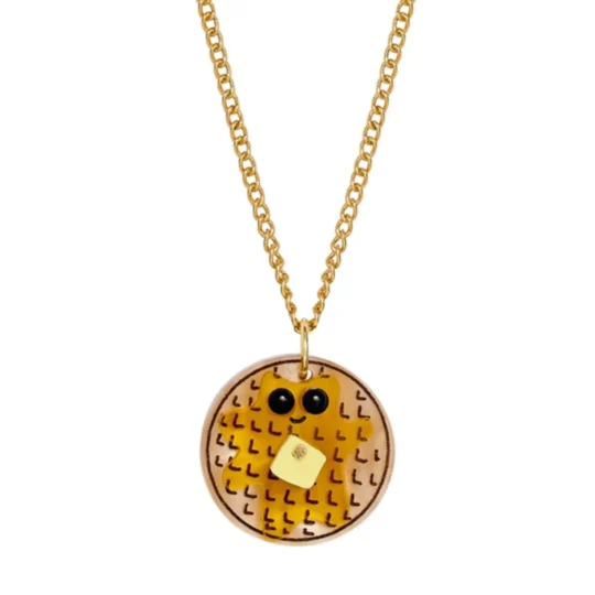 Waffle Necklace